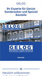 Mobile Screenshot of gelog-system.de